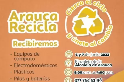 Cierra el ciclo y únete al cambio: Arauca Recicla